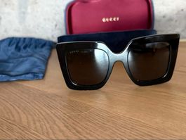 Gucci Sonnenbrille GG0435S Schwarz Damen NP 600