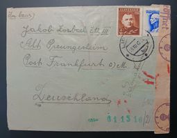 SLOWAKEI, ZENSURIERTER BRIEF NACH DEUTSCHLAND 1943