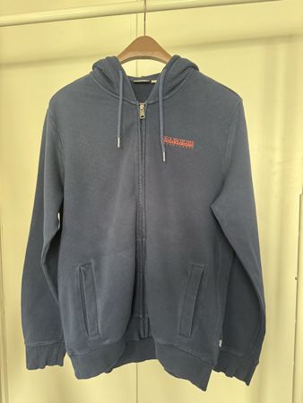 NAPAPIJRI zip hoodie blue vintage L