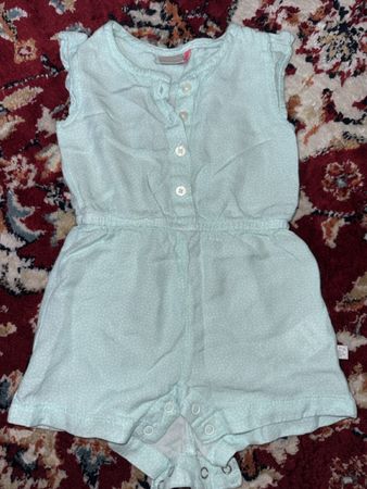 Strampler Grösse 68 Viscose Mint Punkte