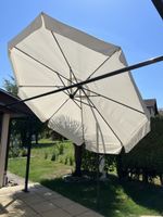 Sonnenschirm Hängesonnenschirm weiss leicht gebraucht
