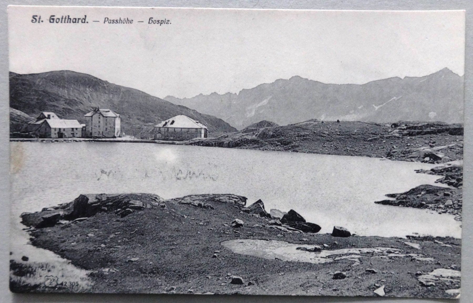 Cartoline postali: St. Gotthard - Passhöhe - Hospiz – Usato da Fétigny venduto da Billy2miny