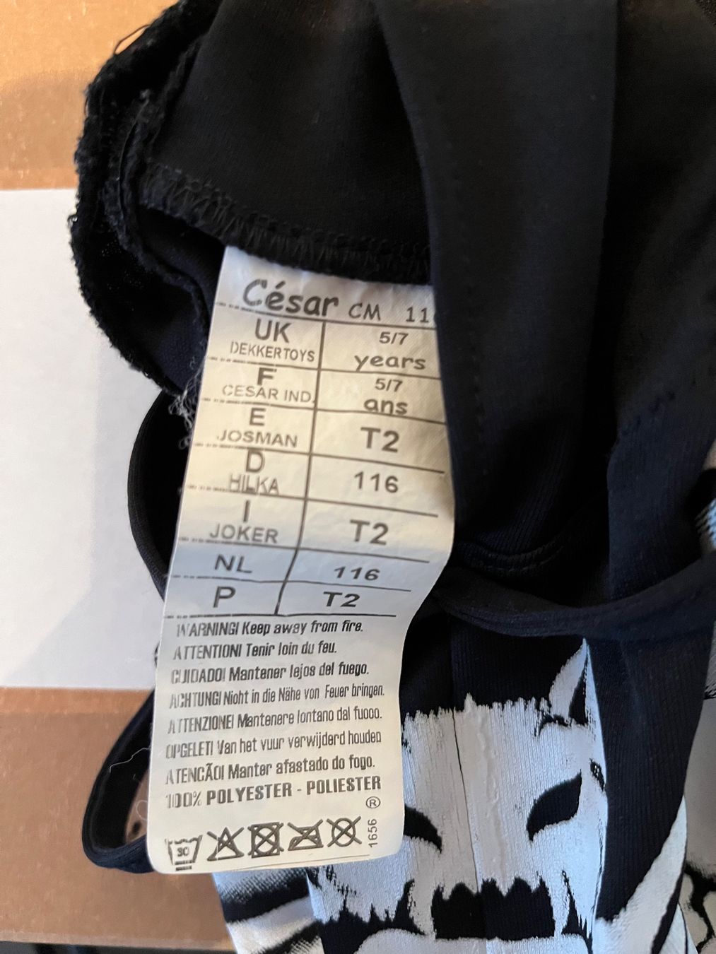 Costumi: Kinder Kostüm Skelett – Usato da Rottenschwil venduto da gle81 3