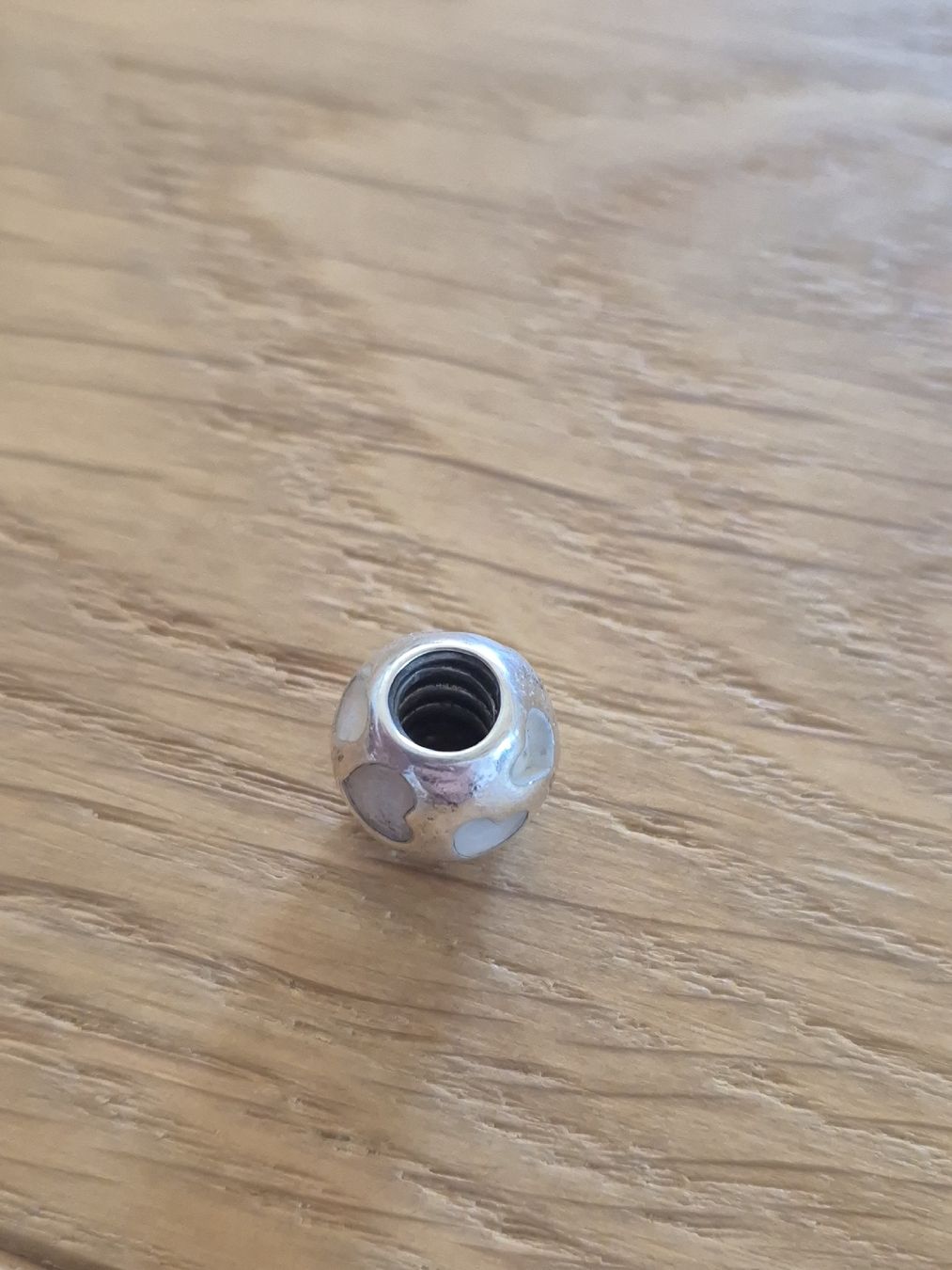 Pandora Ciondoli: Pandora Silber Charm-Perle "Herzen" 925 Sterling – Usato da Zuzgen venduto da SaBee91 3