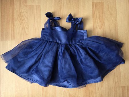 Festliches Kleid für Baby dunkelblau Grösse 68