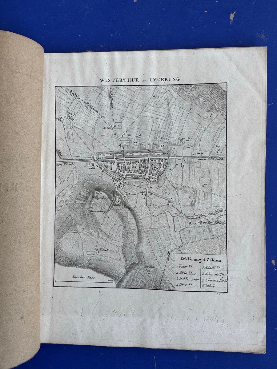 Libri: Neujahrsblatt Feuerwerker Gesellschaft 1838. Winterthur – Usato da Adliswil venduto da buch_und_kunst 1