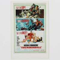Postkarte James Bond Poster Artwork USA 1965