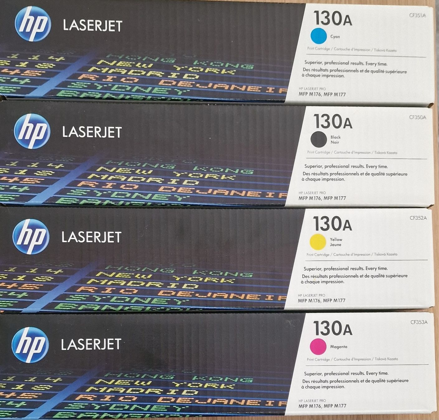 Cartucce per stampanti & toner: 8x HP Laserjet 130A Original Toner  – Nuovo e nell'imballaggio originale da Marbach SG venduto da Khan66 2