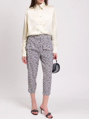 STELLA McCARTNEY Silk Hose Chino  IT40 US4-6 UK8 S