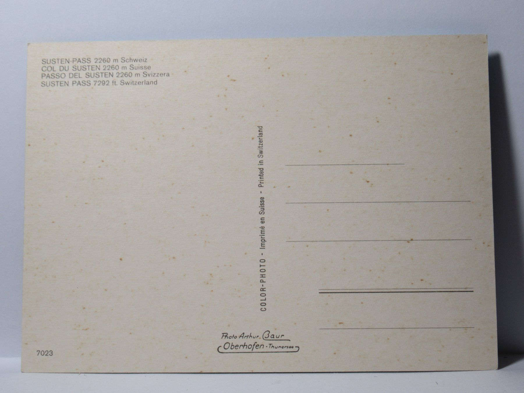 Cartoline postali: Susten - Pass  , Steingletscher – Nuovo (secondo la descrizione) da Grenchen venduto da Bluemchen1900 1