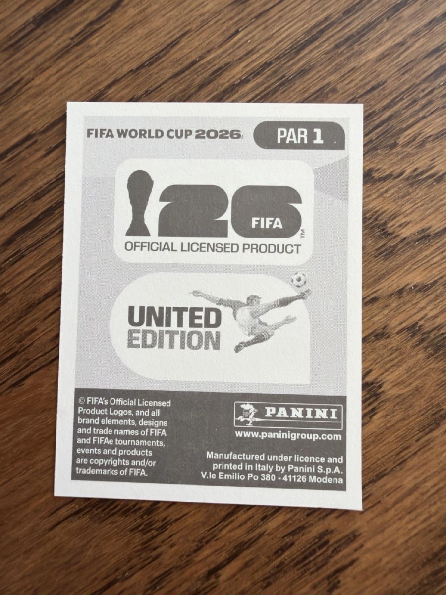 Panini Carte collezionabili: WM 2026 Panini Paraguay 1 – Nuovo (secondo la descrizione) da Goldach venduto da natcris 1