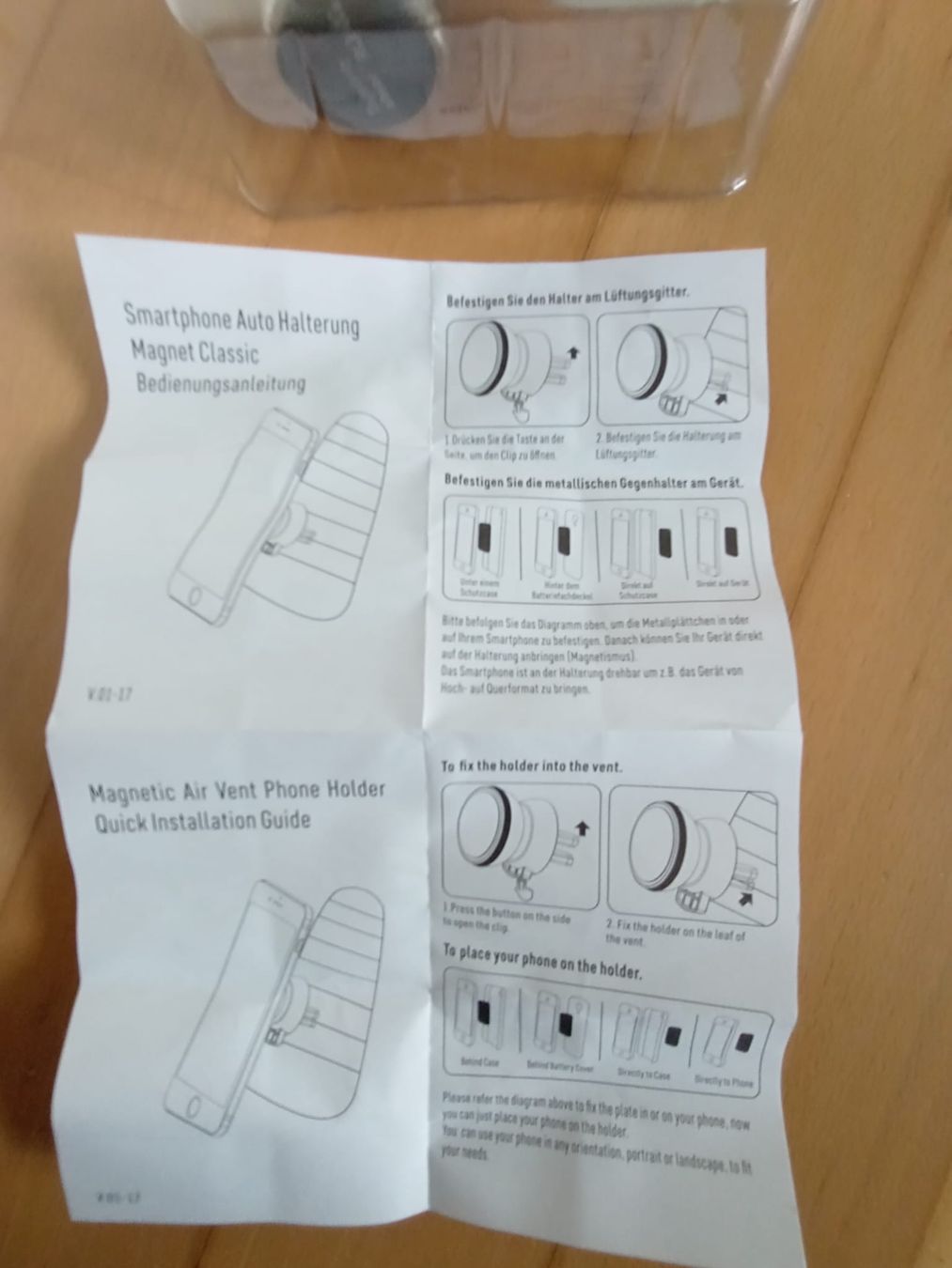 Staffe: Smartphone Halterung Auto – Nuovo (secondo la descrizione) da Wädenswil venduto da Mirm1.0 1