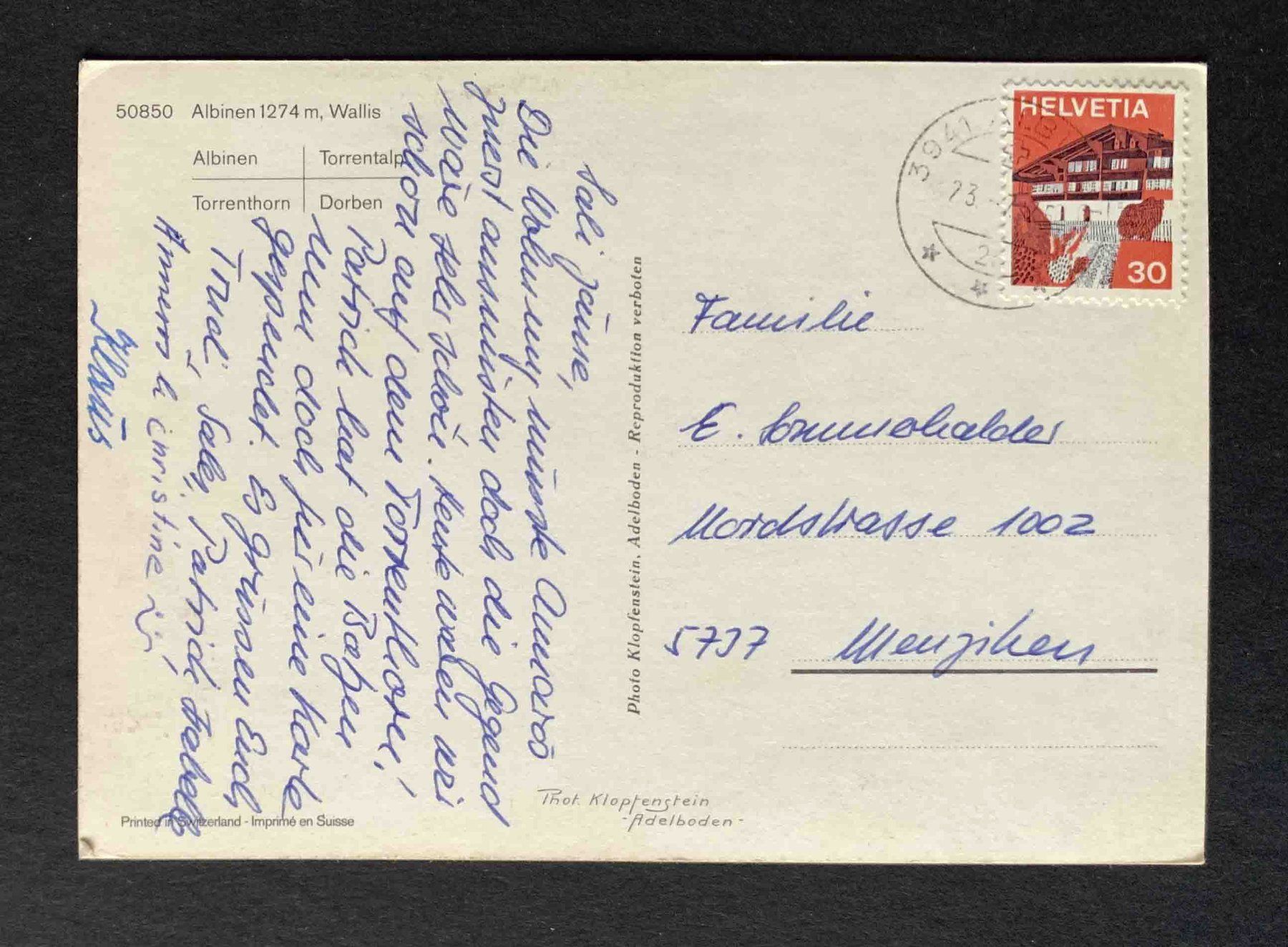 Cartes postales: AK Albinen – D'occasion à Goldau par artelier1 1