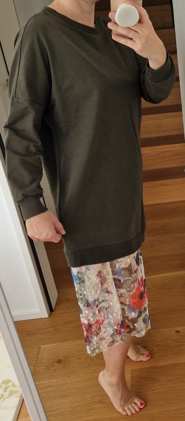 Mango Vestiti: Mango Sweatshirt Spitze Kleid Gr. M – Usato da Erlinsbach SO venduto da ULIKH 1