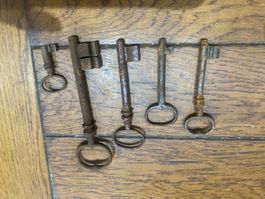 Lot clé clef ancienne 4-13cm I