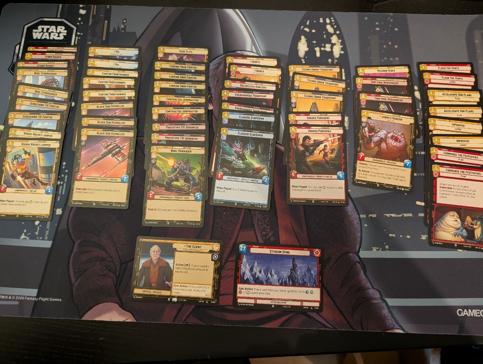 Giochi: Star Wars Unlimited Deck - The Client – Usato da Niederwangen BE venduto da Nimonsta 1