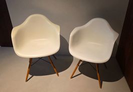 Eames Plastic Armchair RE DAW (2 Stück / gebraucht)