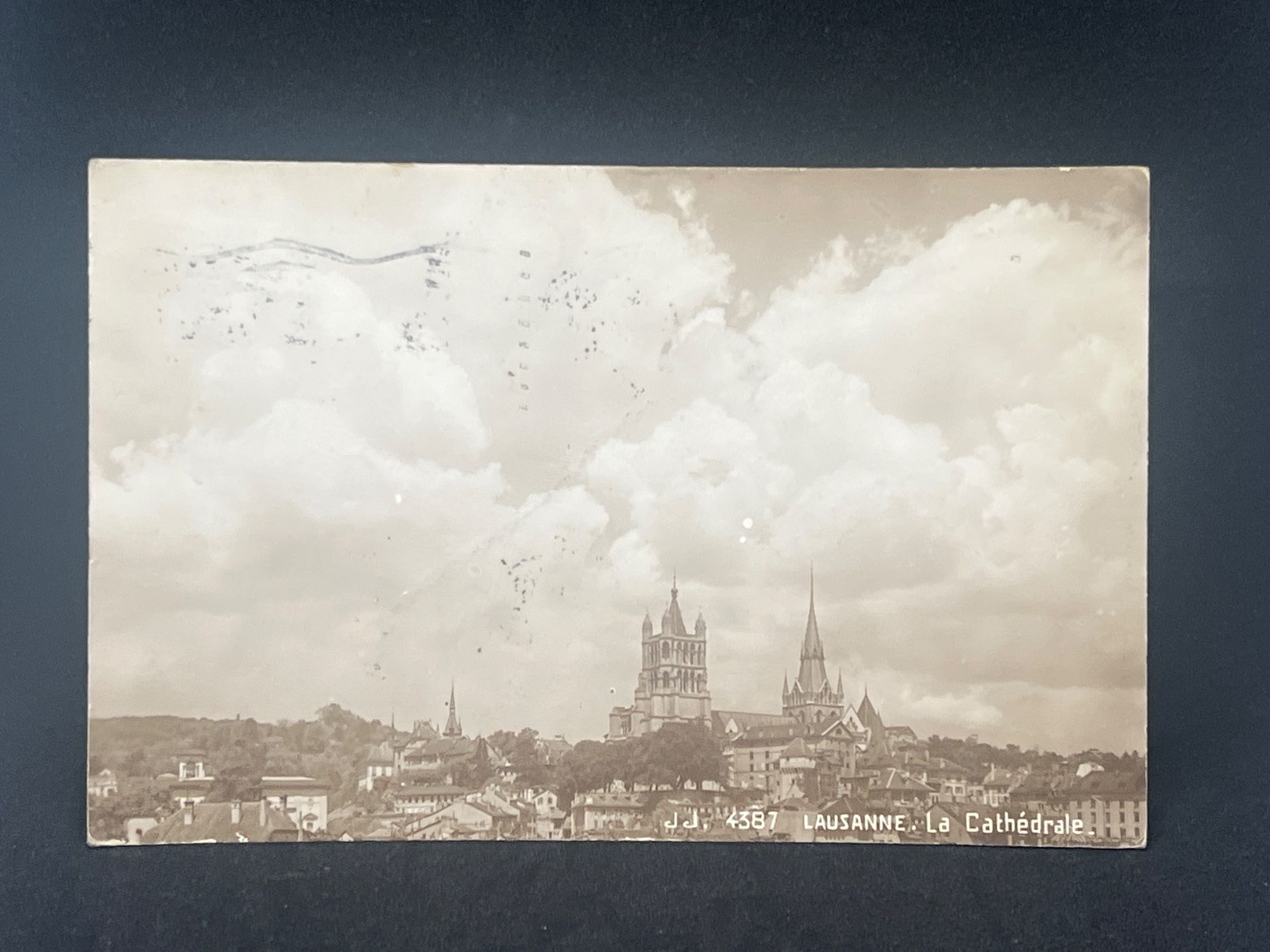 Ansichtskarten: Lausanne. La Cathédrale – Gebraucht aus Widnau von Brusi9