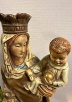 Madonna mit Kind, handbemalt, Höhe 40 cm, Top Zustand!