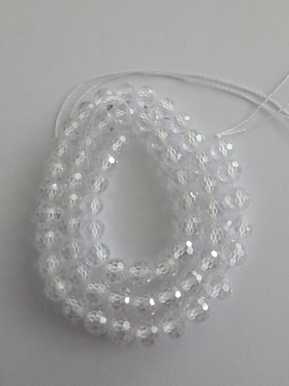 Minerali & Pietre curative: Zirkon weiss facettiert 6mm. Strang – Nuovo e nell'imballaggio originale da Menziken venduto da Mirager 4