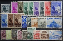 Belgien ex. Kat. 441-485 */gest. 1936/38