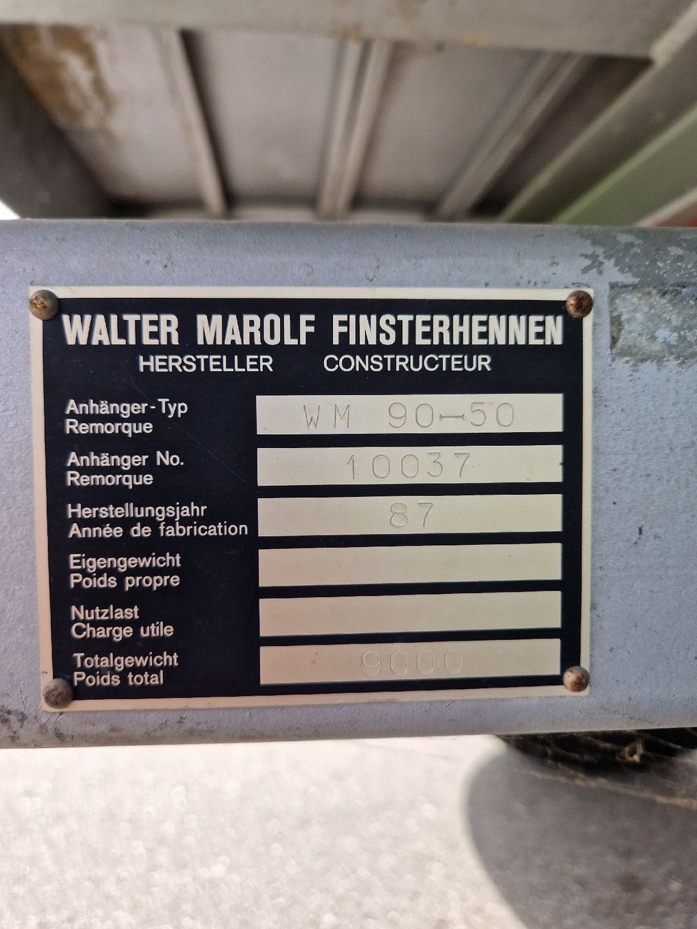 Marolf Rimorchi: Marolf Anhänger – Usato da Studen BE venduto da valtra66 6