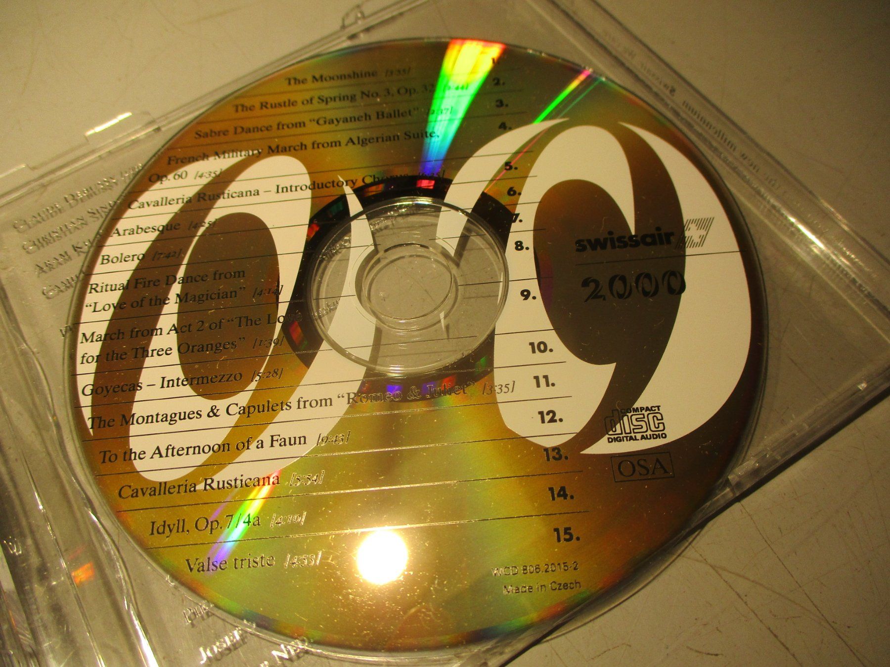 CD: SWISSAIR JUBI CD 2000 – Usato da Langnau i. E. venduto da Superseven69 1