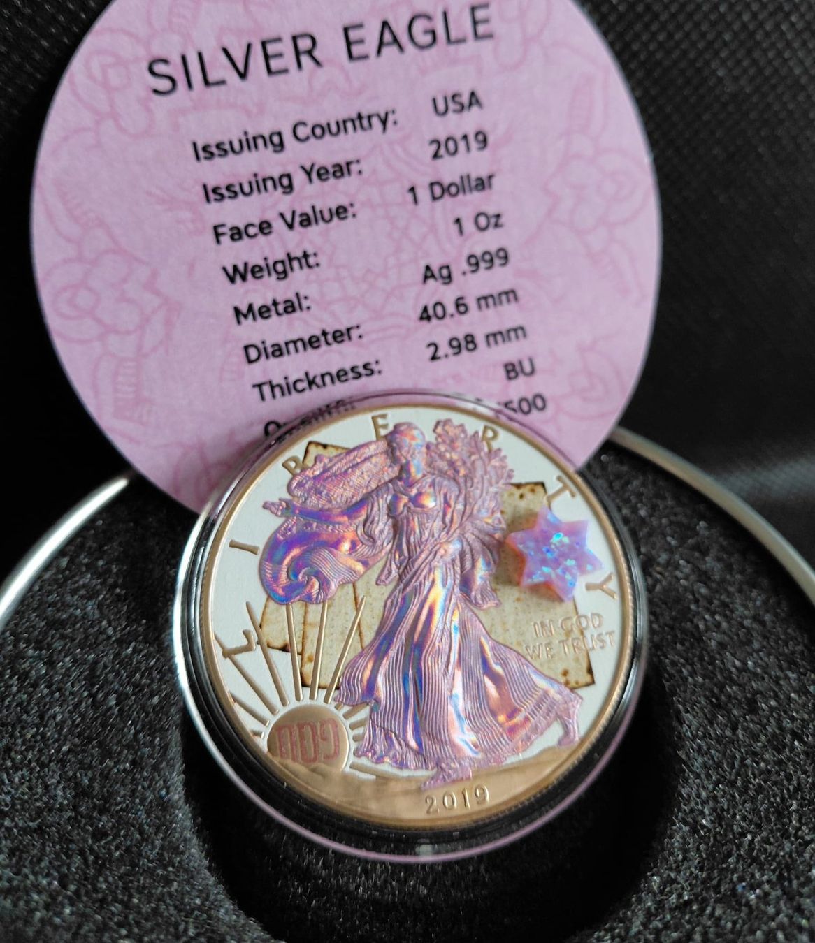 Tutti le monete: 1 OZ Silber American Eagle USA: Auflage: 500Stk – Nuovo e nell'imballaggio originale da Weinfelden venduto da shopping-island