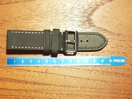 24mm Bracelet de montre en cuir