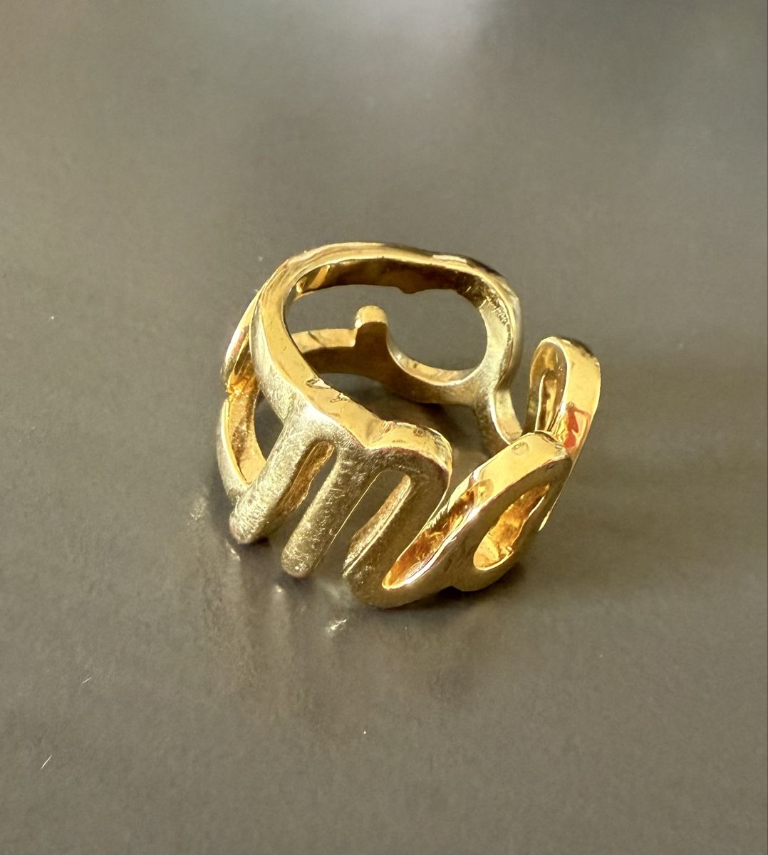 Marc Jacobs Ringe: Marc Jacobs Script Ring – Gebraucht aus st prex von magdalenaonline 2