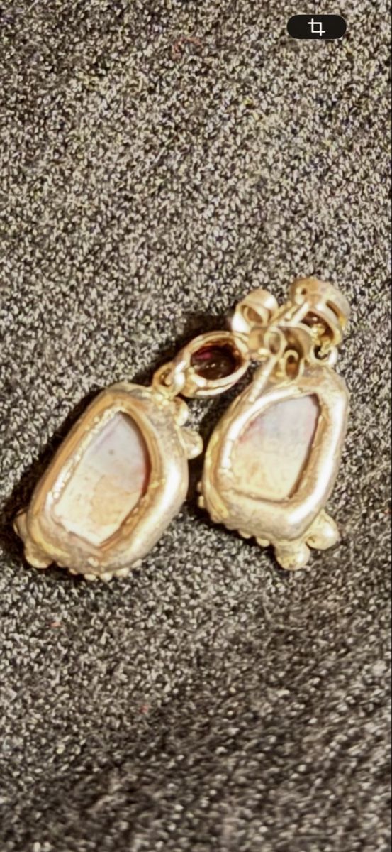 Boucles d'oreille: Silberohrringe mit Opal oder Achat – Neuf (Voir description) à Donat par troja007 1