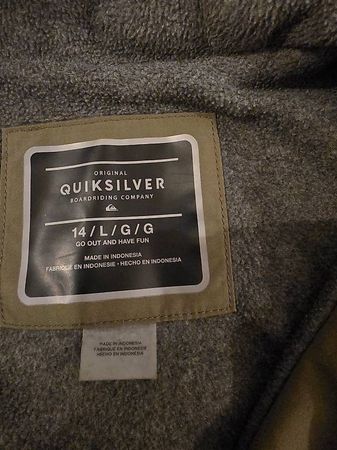 quiksilver youth jacket