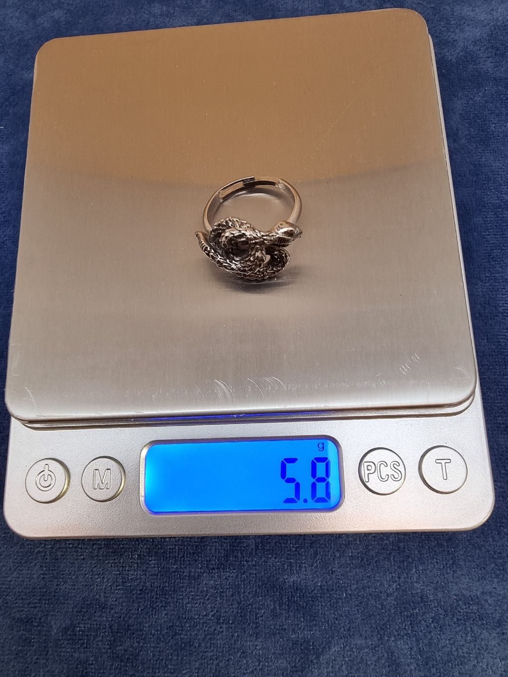 Anelli: Schlangenring, verstellbar, Modeschmuck – Usato da Helgisried venduto da zuegli.24 3