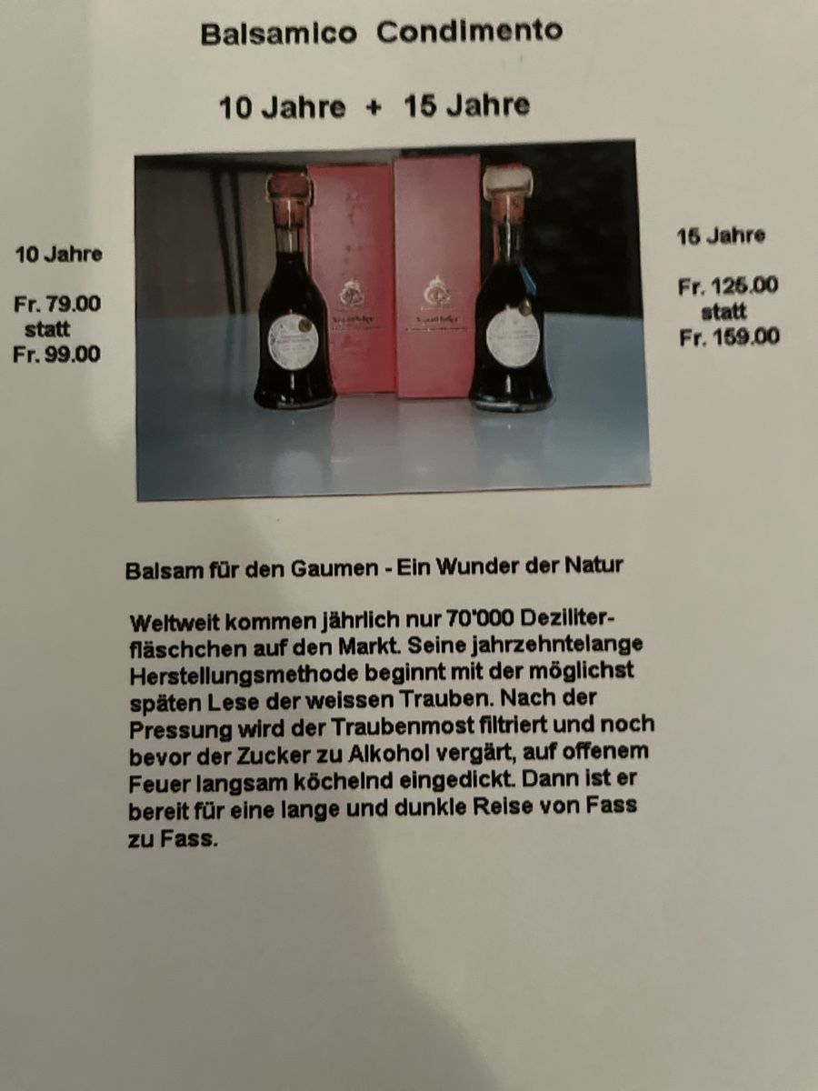 Lebensmittel & Spezialitäten: Balsamico Condimento  10 Jahre – Neu und originalverpackt aus Bassersdorf von pewi45 3