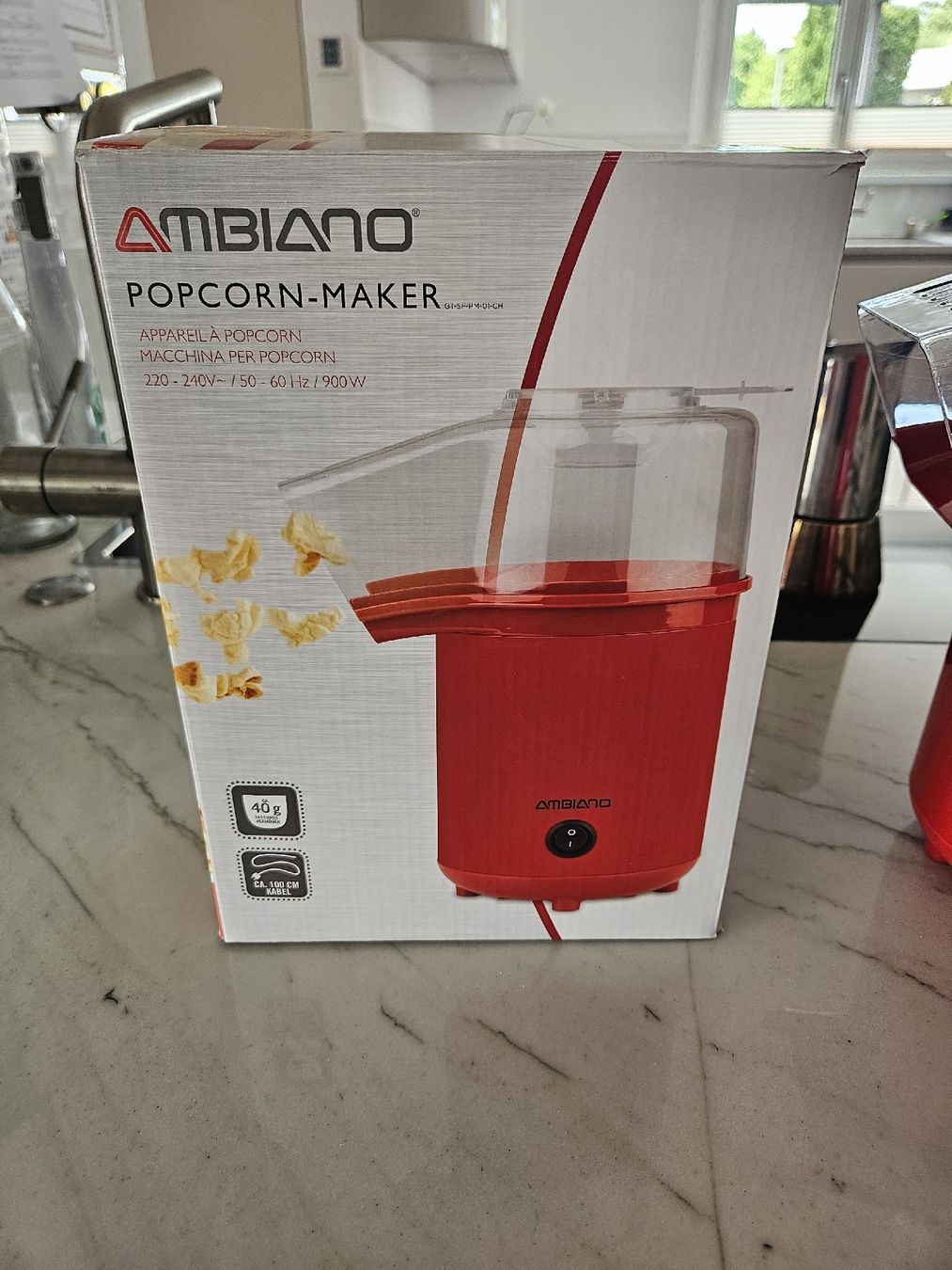 Ambiano Küchengeräte: Popcorn-Maker rot neuwertig OVP – Gebraucht aus Kloten von Tacha_gb 1