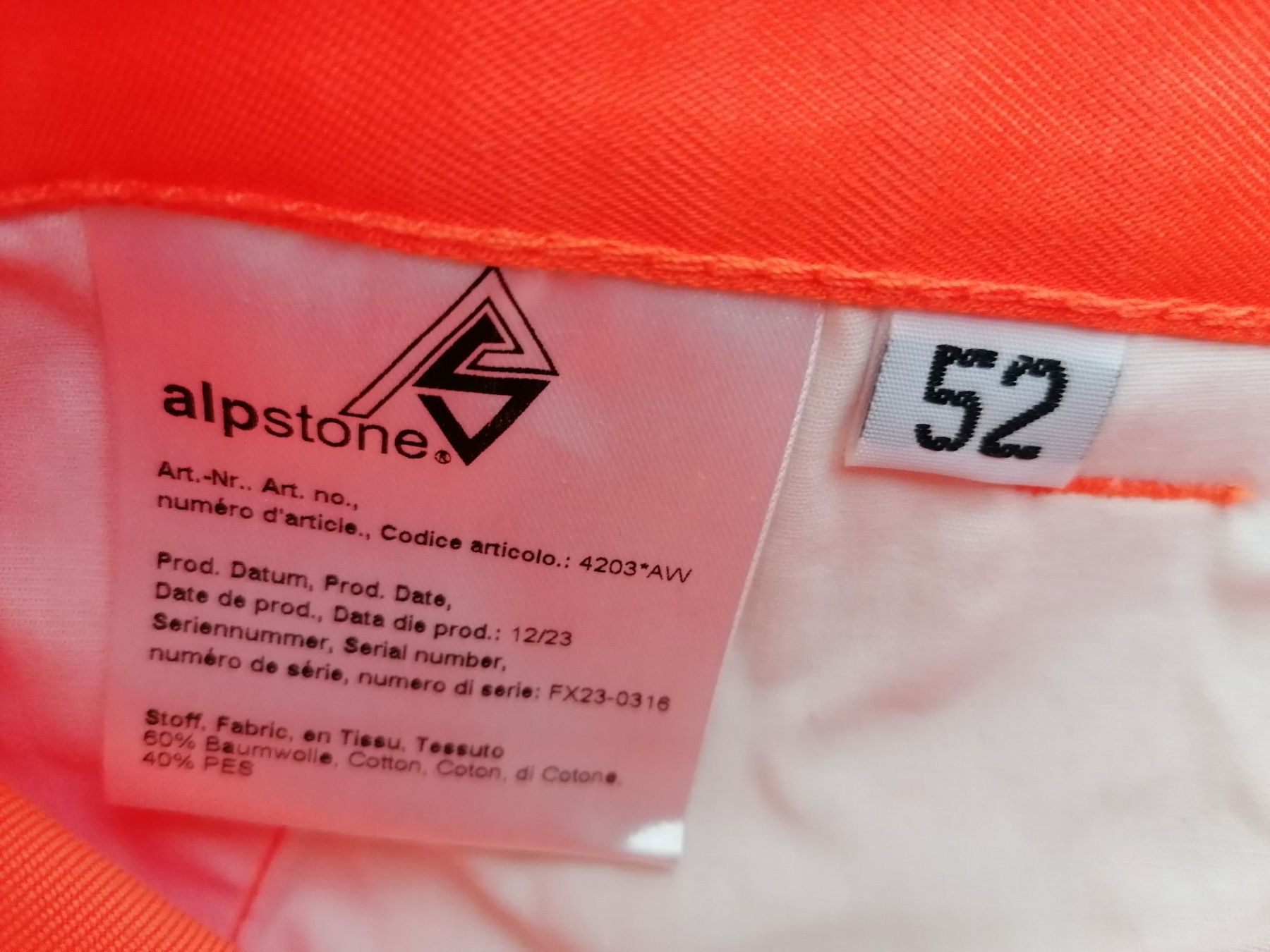 Pantaloni: Warnschutz Arbeitsshorts Grösse 52 Nr. 1 – Nuovo e nell'imballaggio originale da Reiden venduto da mja_2bsk 4