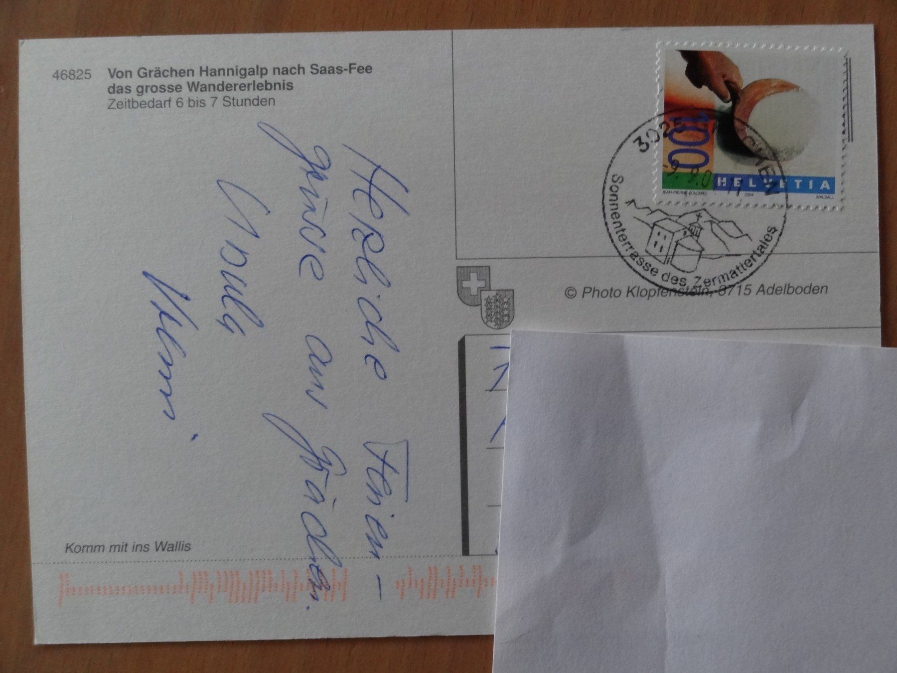 Cartoline postali: Grächen - 2004 – Usato da St Léonard venduto da Riglin 1