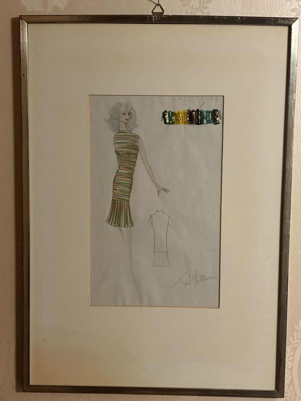 Posters & Illustrations: Fred Spillmann Basel Modezeichnung – D'occasion à Basel par Day18