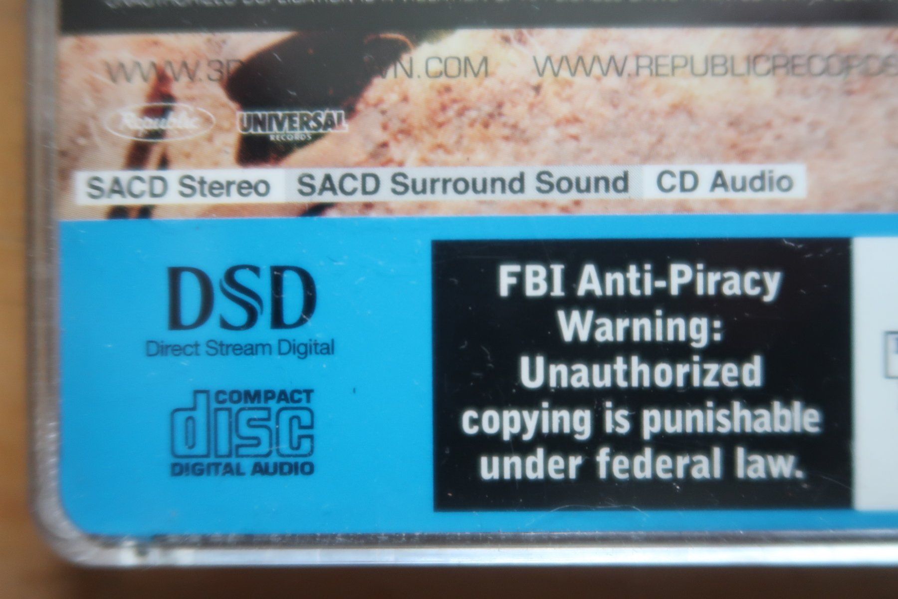 CD: 3 DOORS DOWN - AWAY FROM THE SUN - SACD – Usato da Basel venduto da Patiscat 4