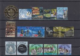 47 diverse CH-Marken mit FD-Vollstempel