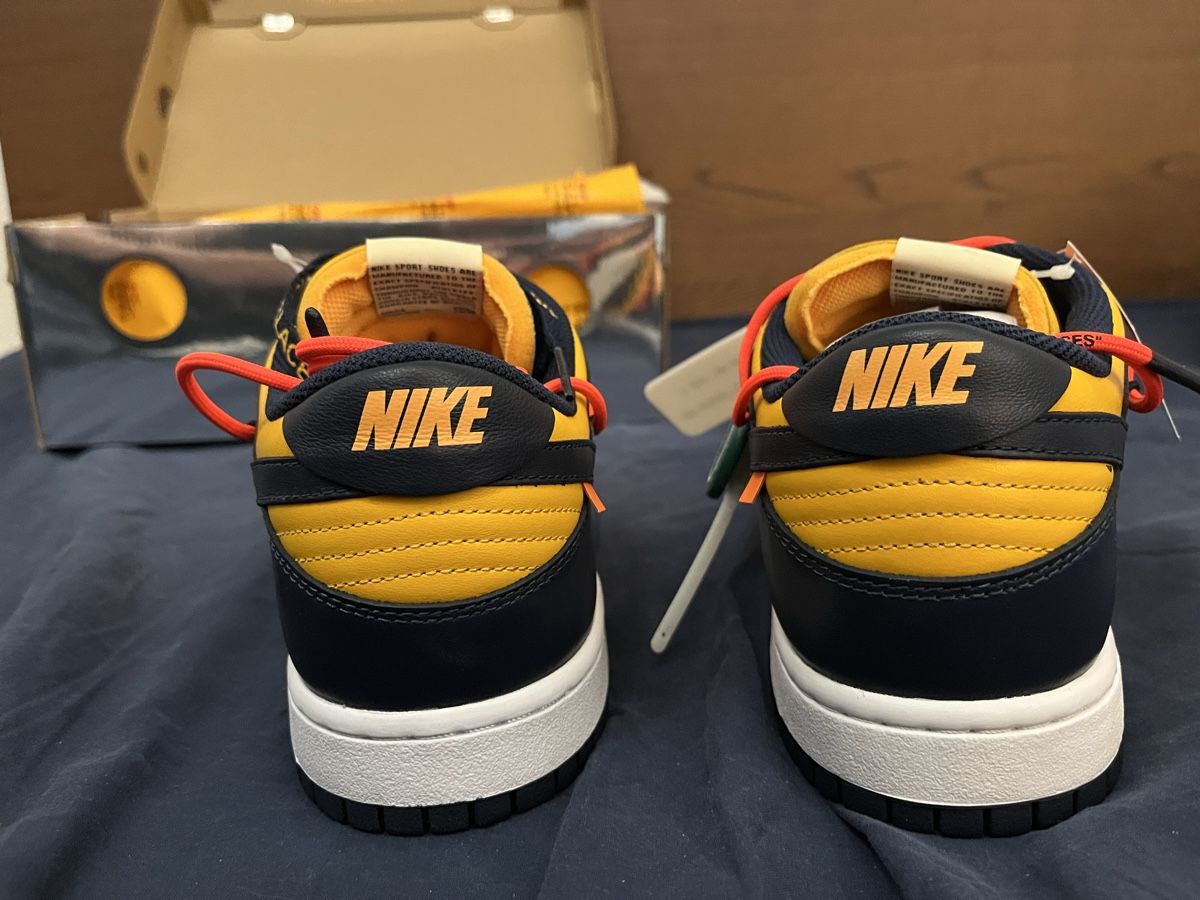 Nike Herrenschuhe: Nike Dunk low x Off White Michigan US 11 DS – Neu und originalverpackt aus Zürich von p.kanne 8