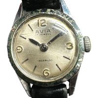 Montre vintage AVIA INCABLOC 17 Jewels Ø 20mm SWISS MADE