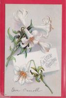 PRÄGEKARTE, EASTER GREETING, 28.3.1907