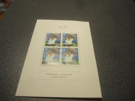 Briefmarken Steinstoss 1981, 4x0.80