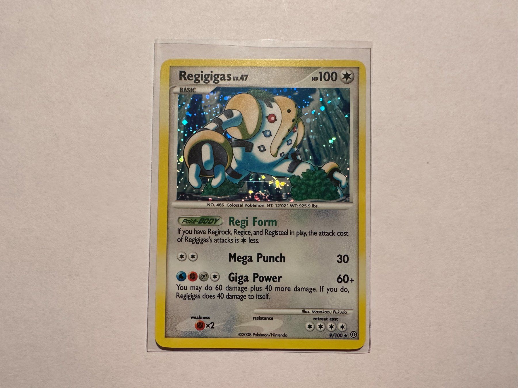 Pokémon Carte collezionabili: Regigigas holo D&P Stormfront EN – Usato da Hagendorn venduto da Pokecollectorch