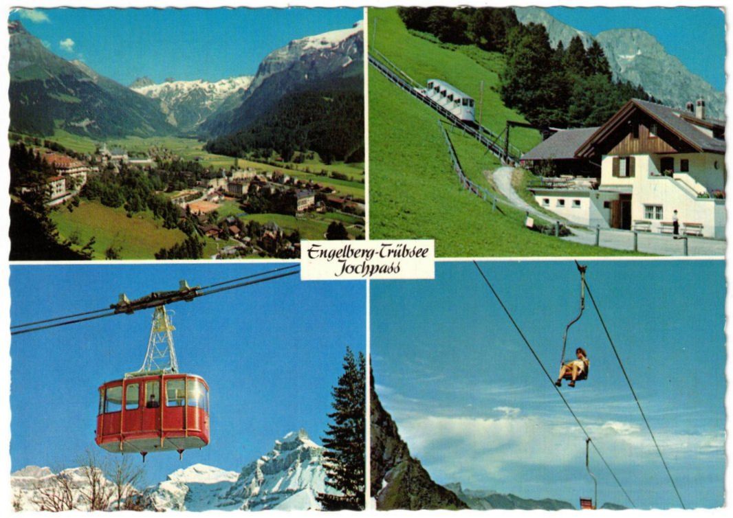 Cartoline postali: Engelberg - 4 Bild AK Trübsee – Usato da Binningen venduto da Mountainrider