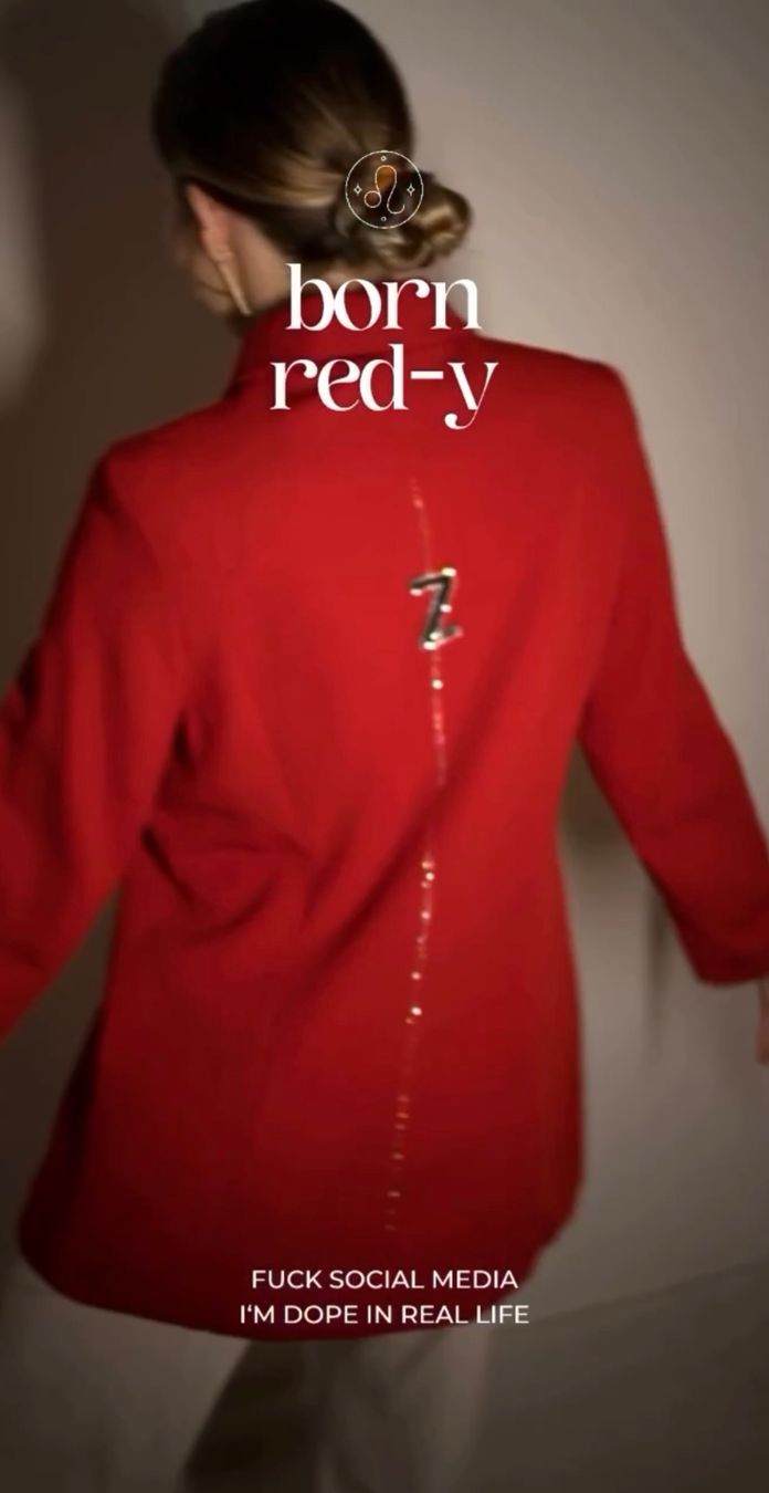 Giacche: ALLES RAUS Roter Blazer – Usato da Kloten venduto da simones.thriftshop 2