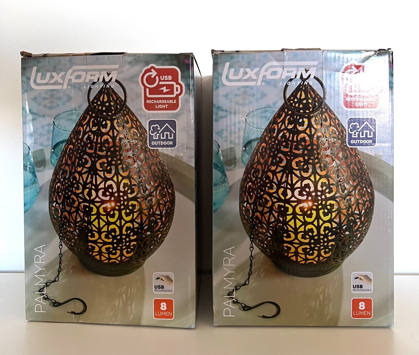 Laternen: Gartenlaterne 2 Stk. LED/USB – Neu und originalverpackt aus Ebmatingen von Puma_1