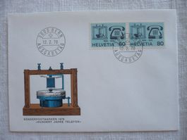 1976 FDC 100 Jahre Telefon SBK 575