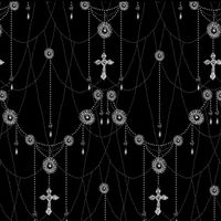 Jersey "Unchain the night" Kreuze Stoff je m